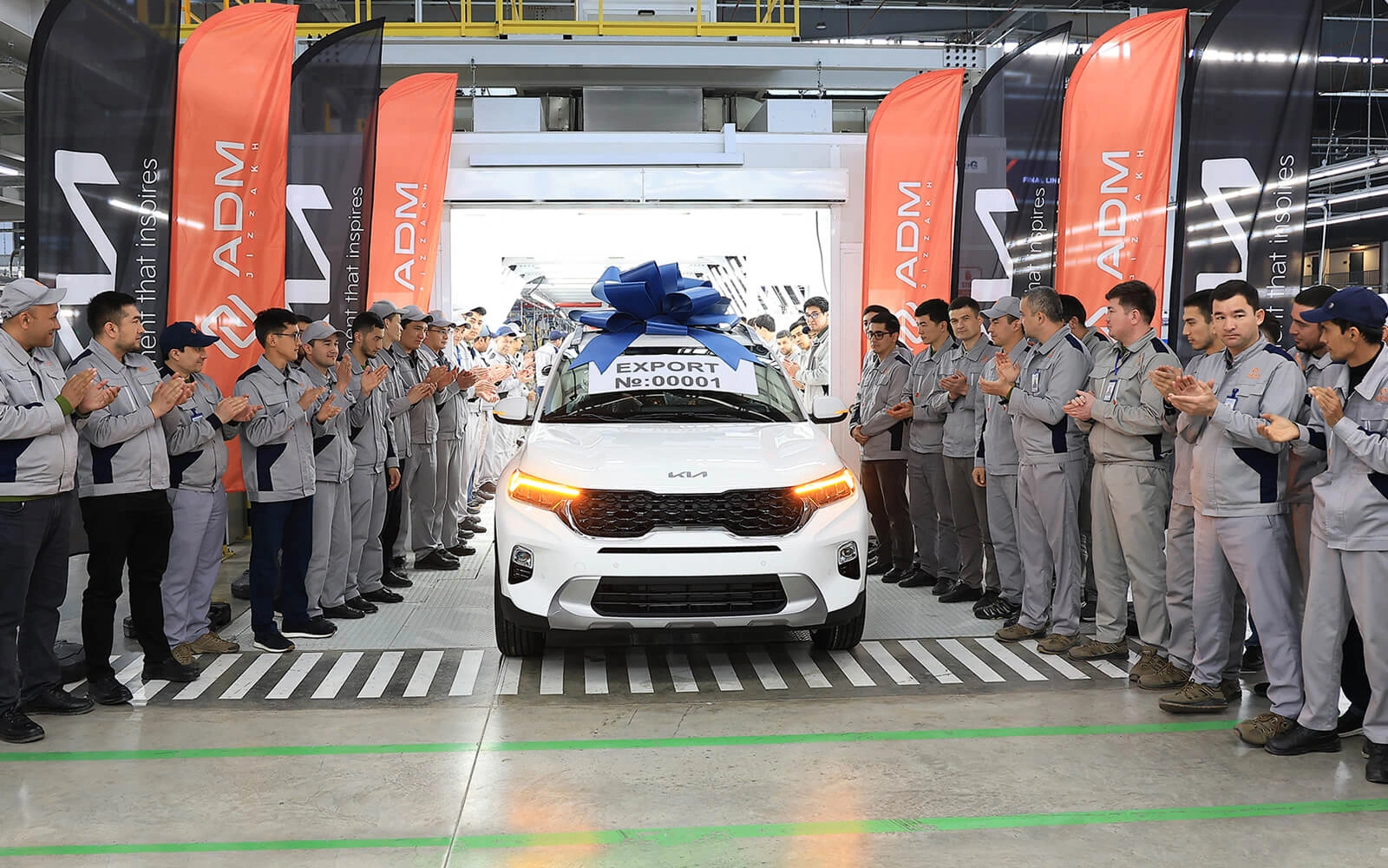 Qirg'izistonga Kia Sonet avtomobili eksportining boshlanishi