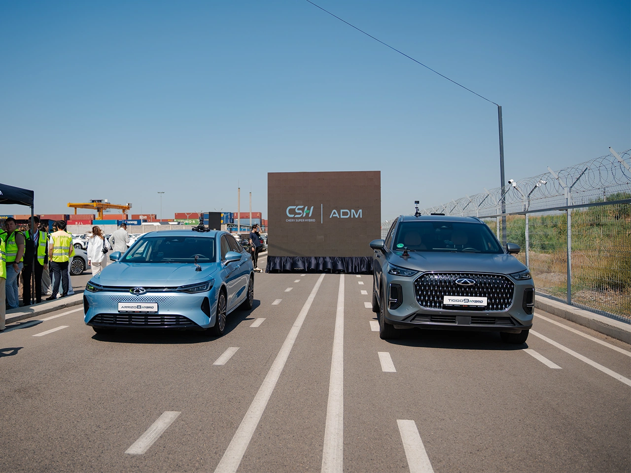 Chery провел открытое испытание собственных гибридных технологий на ADM Jizzakh
