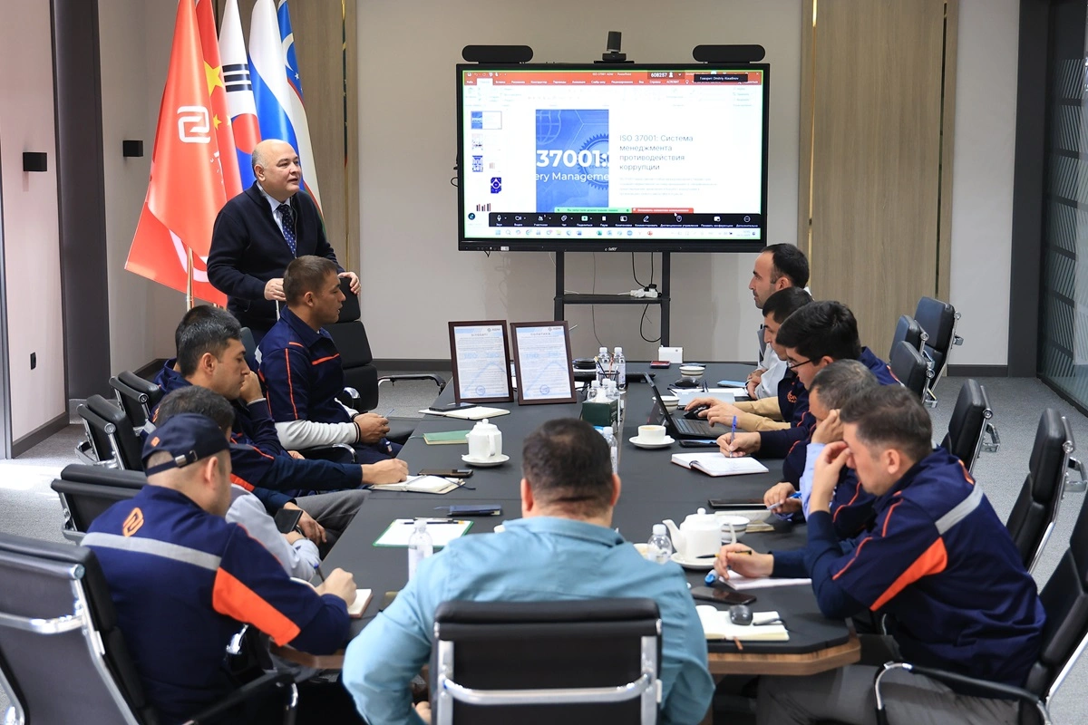 ADM Jizzakh successfully completed internal audit training in accordance with ISO 37001:2016.