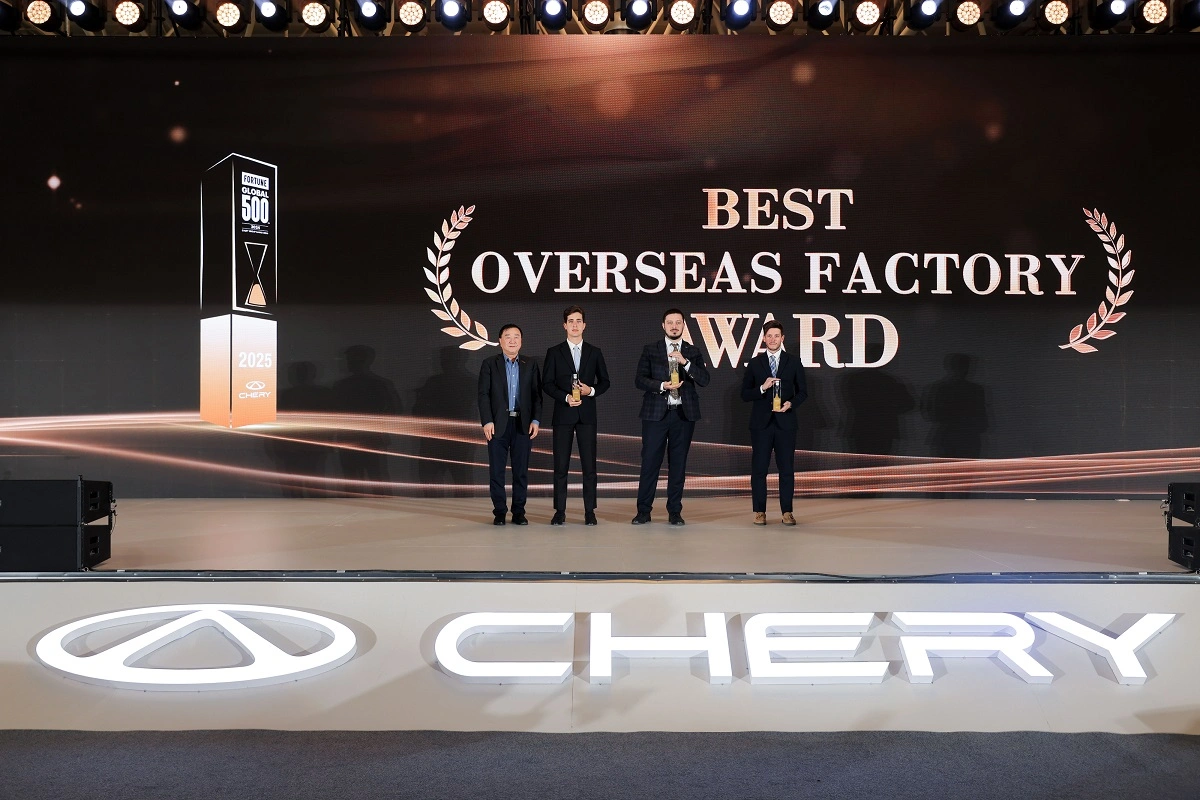 ADM Jizzakh признан «Лучшим заводом за пределами Китая» на конференции Chery Business Conference 2025